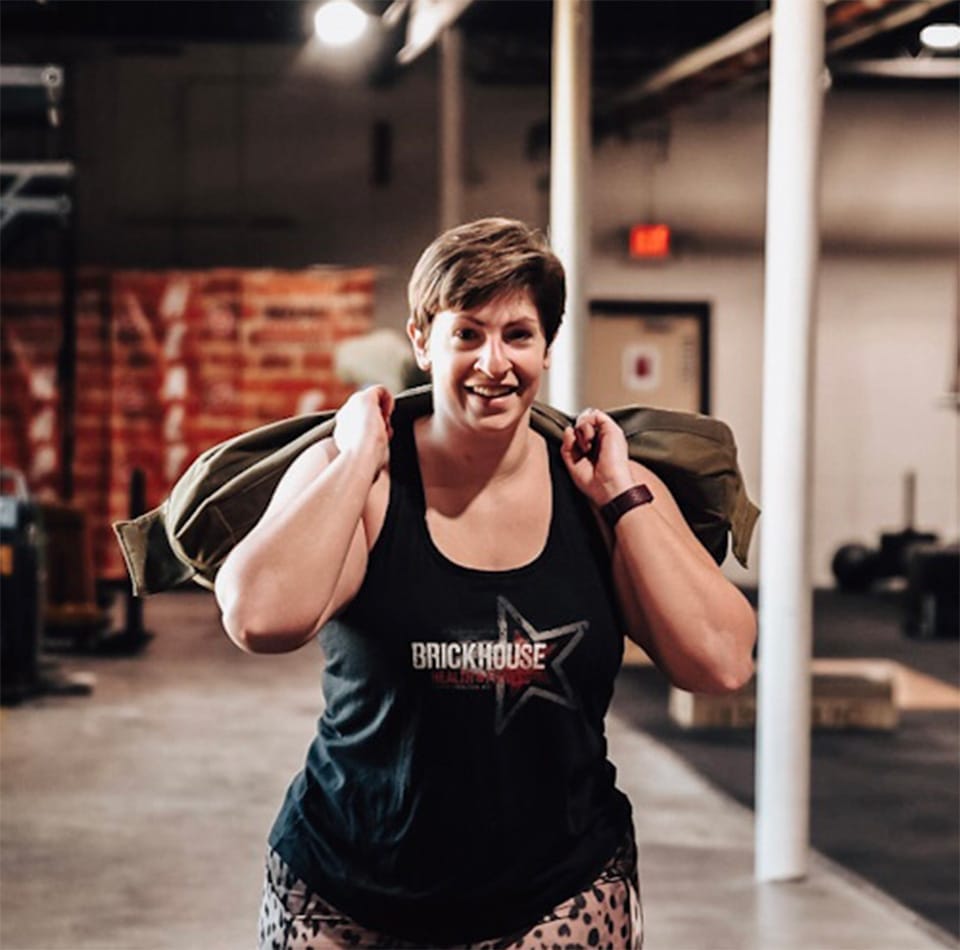 Woman exercising at Brickhouse Health and Fitness